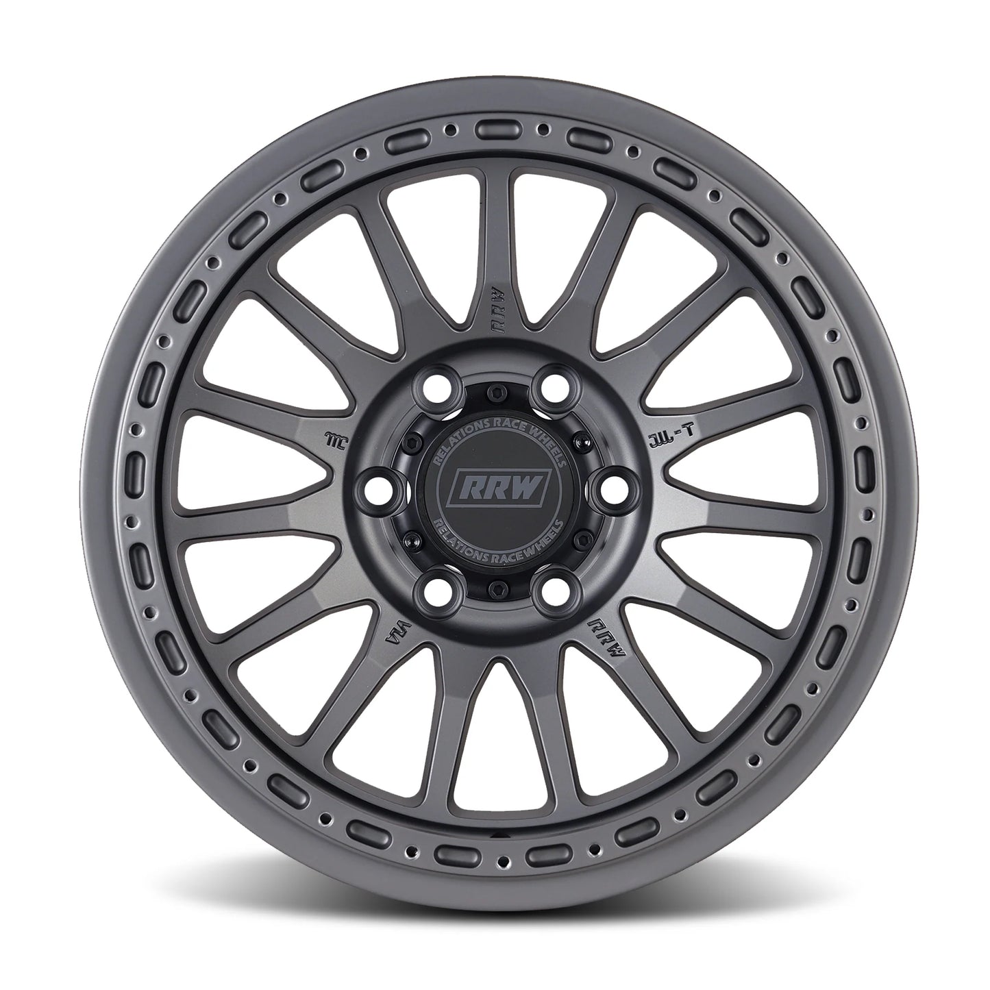 RRW リレーションレースホイール RR7-H Flow Form Hybrid Beadlock | Matte Gunmetal