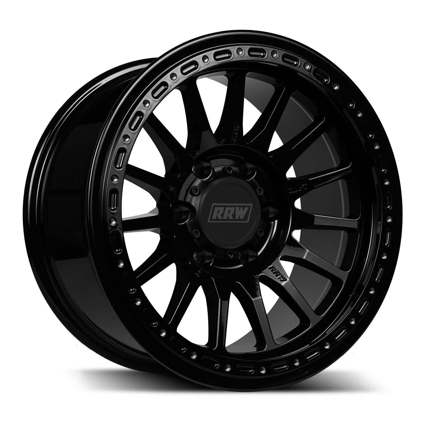 RRW リレーションレースホイール RR7-H FLOW FORM Hybrid Beadlock Wheel | Gloss Black