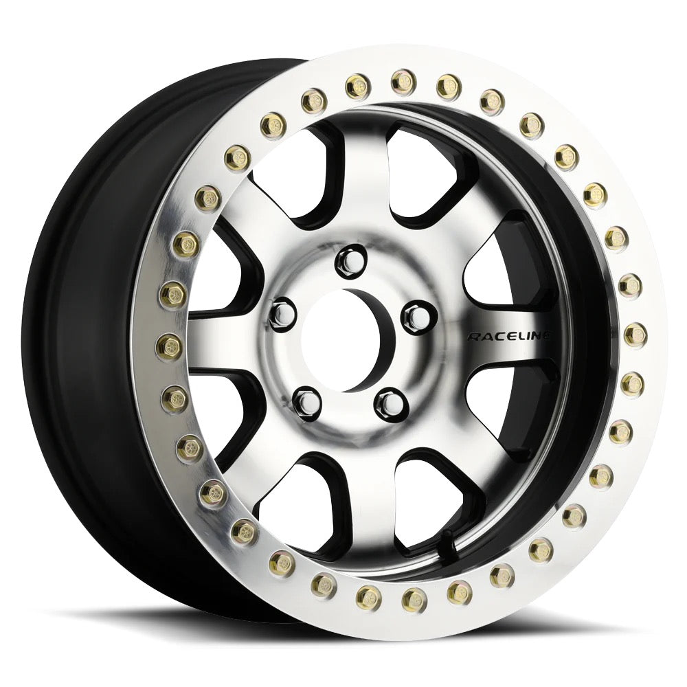 Raceline Wheels レースライン ホイール RT260-AL AVENGER BEADLOCK | MACHINED BLACK W/MACHINED RING