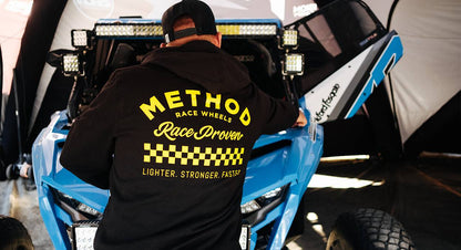 Method メソッド Race Shop Zip-Up Hoodie Black
