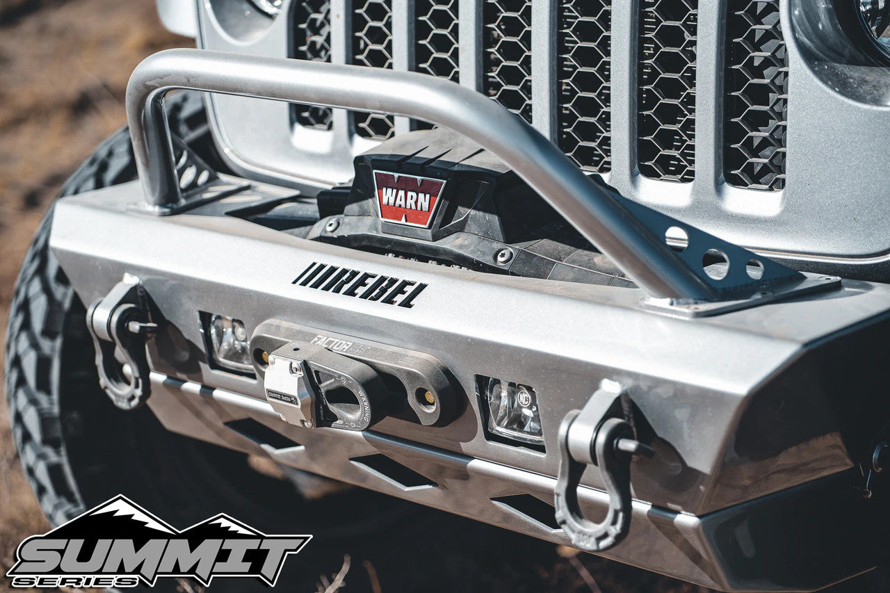 Rebel OFF ROAD Summitシリーズ フロントバンパー用 スチールフープ (JK/JL/JT)
