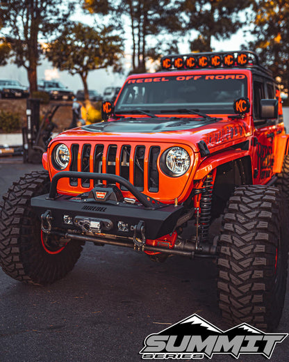 Rebel OFF ROAD Summitシリーズ フロントバンパー用 スチールフープ (JK/JL/JT)