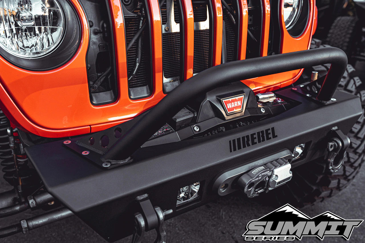 Rebel OFF ROAD Summitシリーズ フロントバンパー用 スチールフープ (JK/JL/JT)