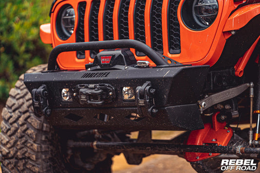 Rebel OFF ROAD Summitシリーズ フロントバンパー用 スチールフープ (JK/JL/JT)