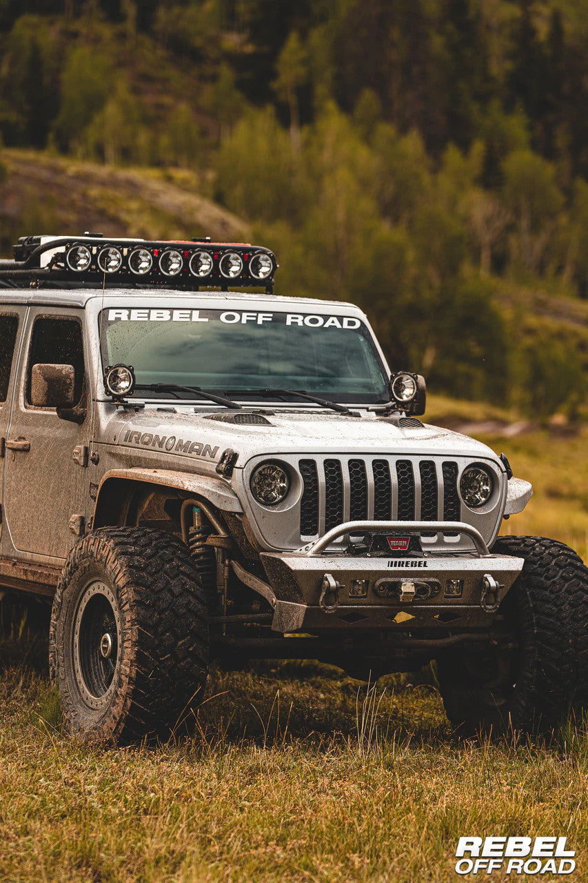 Rebel OFF ROAD Summitシリーズ フロントバンパー用 スチールフープ (JK/JL/JT)