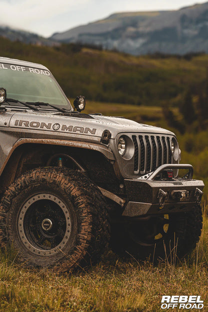 Rebel OFF ROAD Summitシリーズ フロントバンパー用 スチールフープ (JK/JL/JT)