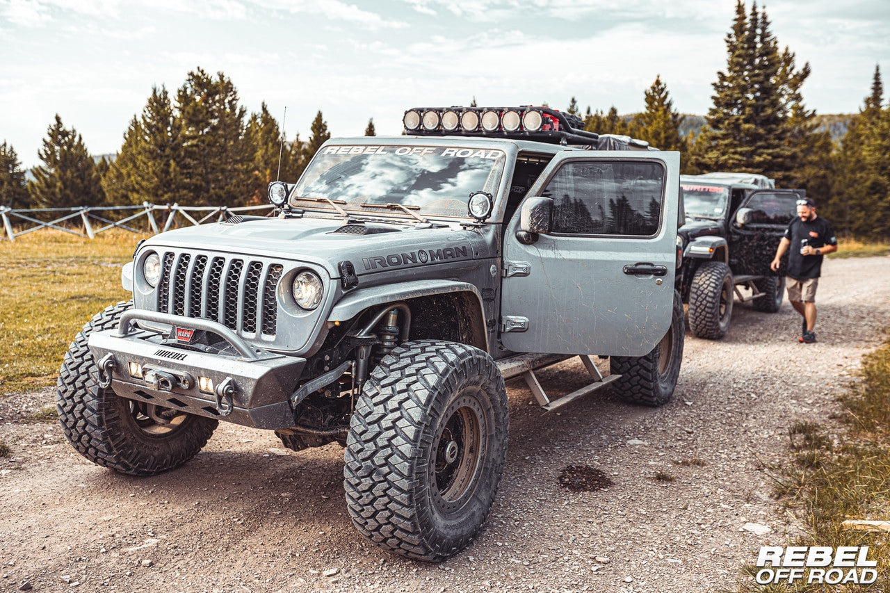Rebel OFF ROAD Summitシリーズ フロントバンパー用 スチールフープ (JK/JL/JT)