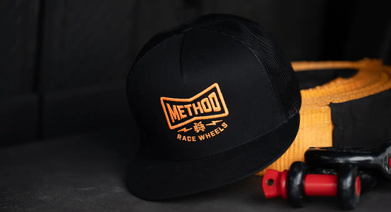 Method メソッド Recharged Flatbill Trucker Hat Snapback Black