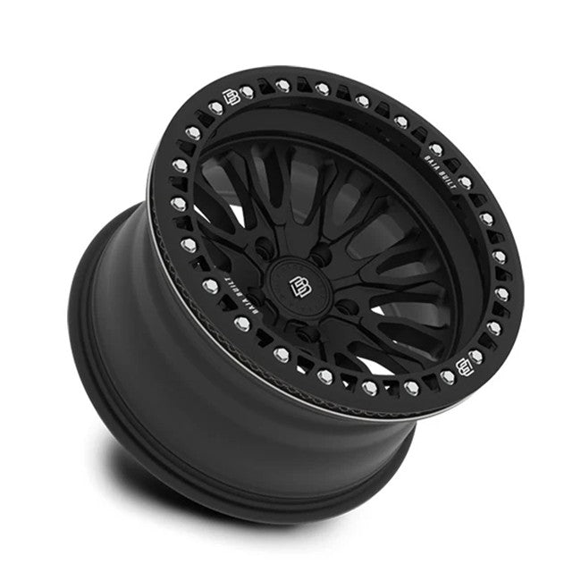 Baja Built バハビルト Renegade Cast Beadlock | Matt Black (black ring & aluminum bolts) キャストホイール