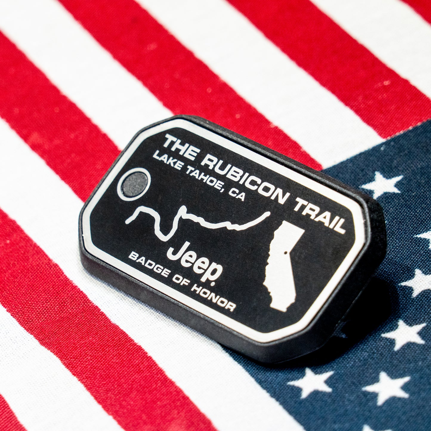 Badge of Honor バッジオブオナー California Lake Tahoe The Rubicon Trail カリフォルニア レイク・タホ アメリカ 本国 ジープバッジ