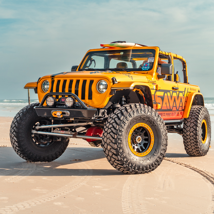 SAVVY OFFROAD サヴィーオフロード レガシー6061 フープ付 アルミニウム フロントバンパー (JL/JT)