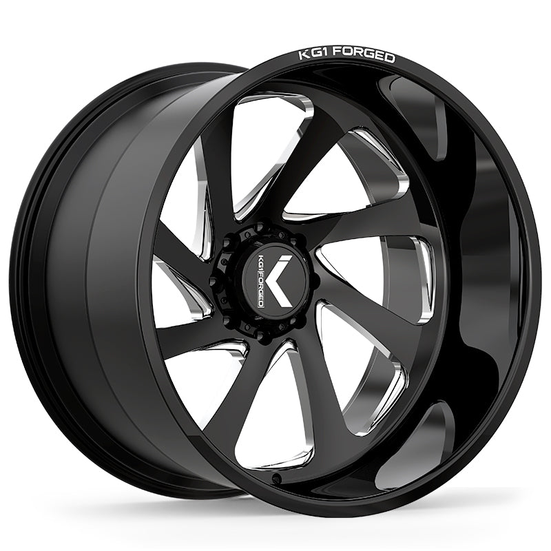 KG1 FORGED ホイール KC020 SWOOP | GLOSS BLACK MILLED