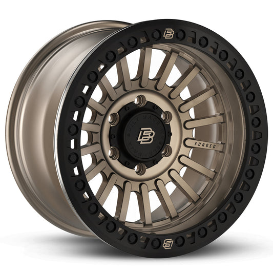 Baja Built バハビルト Maverick Forged Beadlock | Satin Bronze (black ring & black bolts) フォージドホイール