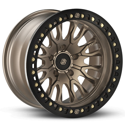 Baja Built バハビルト Renegade Forged Beadlock | Satin Bronze (black ring & bronze bolts) フォージド鍛造ホイール