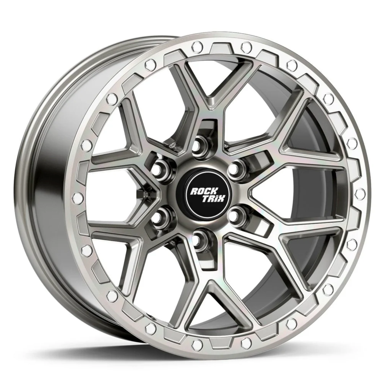 RockTrix ロックトリックス ホイール RT107 | Machined Silver