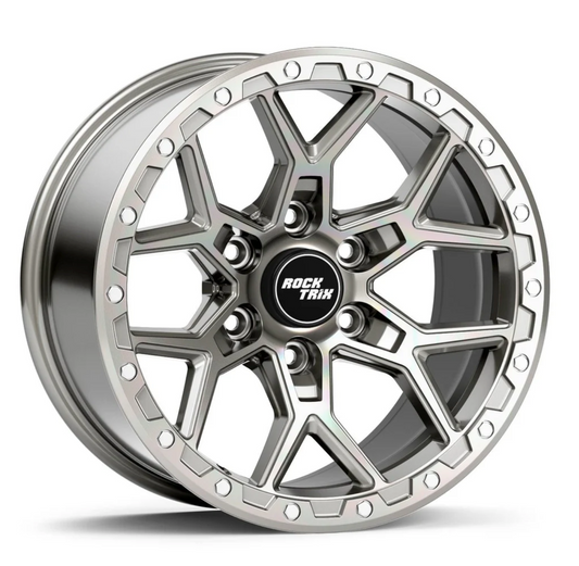 RockTrix ロックトリックス ホイール RT107 | Machined Silver