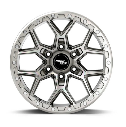 RockTrix ロックトリックス ホイール RT107 | Machined Silver