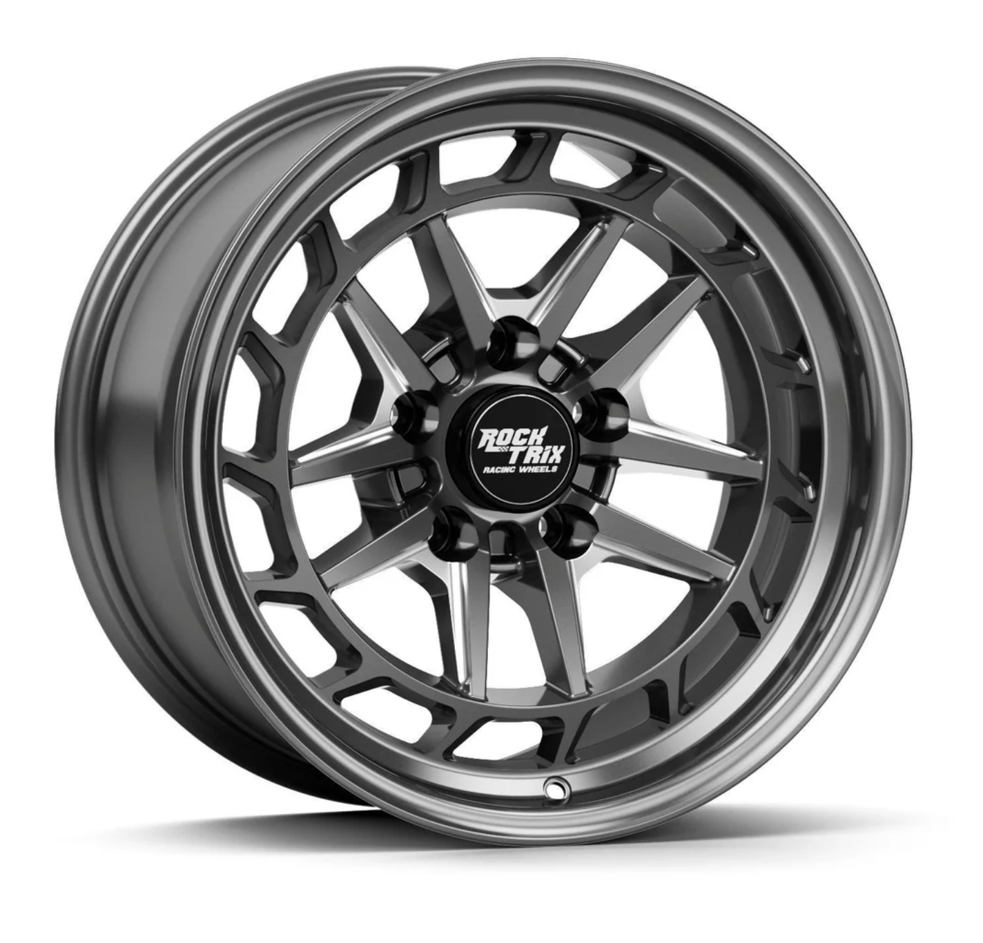 RockTrix ロックトリックス ホイール RT118 | Milled Gloss Gunmetal