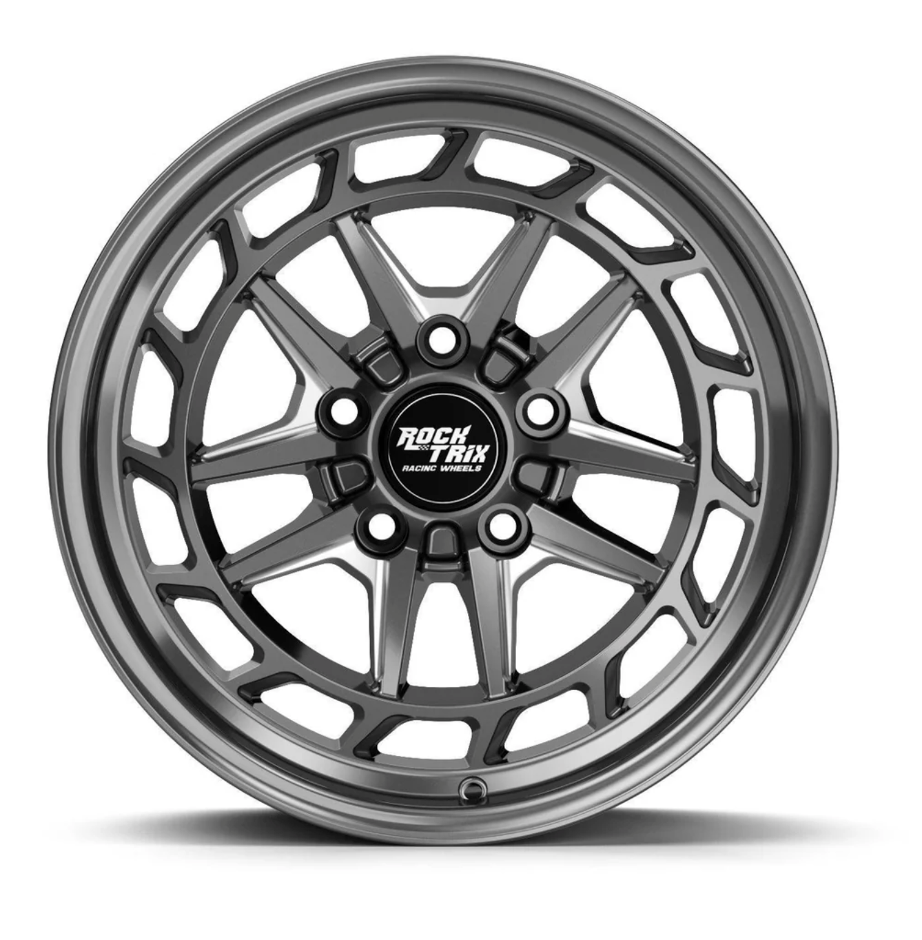 RockTrix ロックトリックス ホイール RT118 | Milled Gloss Gunmetal