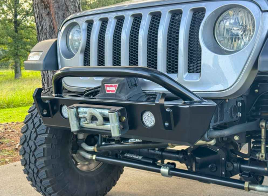 RUSTY'S OFFROAD PRODUCTS ラスティーズ オフロード プロダクツ エクストリームトレイル フロントバンパー  フォグライト付 (JL/JT)