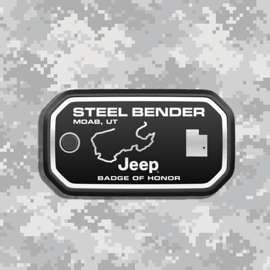 Badge of Honor バッジオブオナー Uta Moab Steel Bender ユタ モアブ アメリカ 本国 ジープバッジ