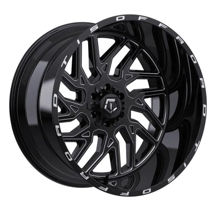 TIS Offroad Wheels TIS オフロード ホイール 544BM | GLOSS BLACK WITH CNC MILLED ACCENTS