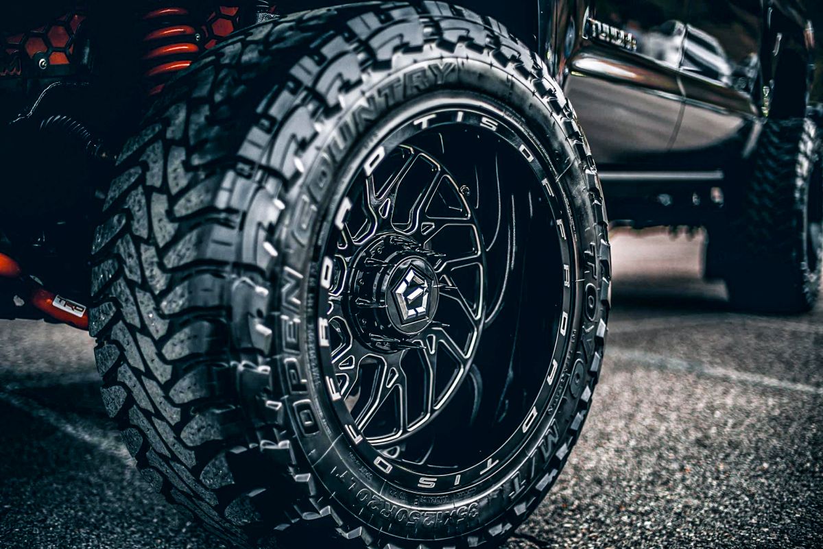 TIS Offroad Wheels TIS オフロード ホイール 544BM | GLOSS BLACK WITH CNC MILLED ACCENTS