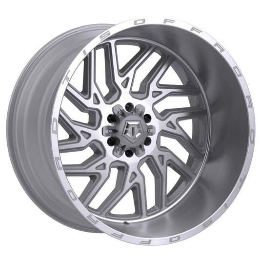 TIS Offroad Wheels TIS オフロード ホイール 544BSM | GLOSS SILVER WITH BRUSHED FACE AND LIP