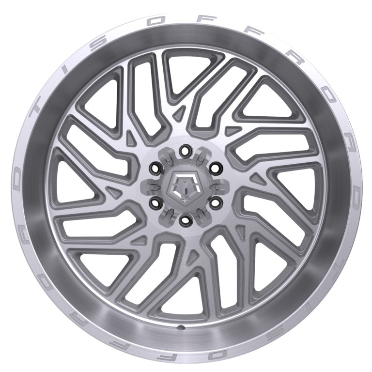 TIS Offroad Wheels TIS オフロード ホイール 544BSM | GLOSS SILVER WITH BRUSHED FACE AND LIP