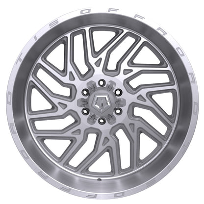 TIS Offroad Wheels TIS オフロード ホイール 544BSM | GLOSS SILVER WITH BRUSHED FACE AND LIP