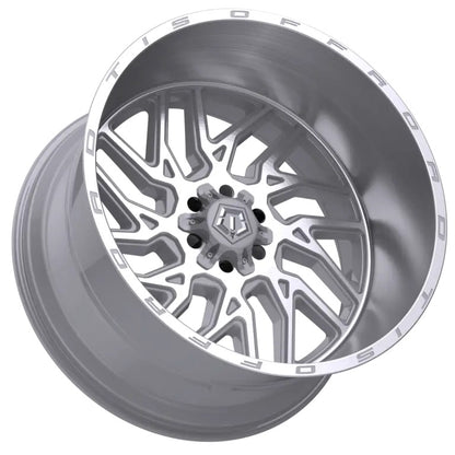 TIS Offroad Wheels TIS オフロード ホイール 544BSM | GLOSS SILVER WITH BRUSHED FACE AND LIP