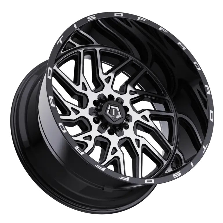 TIS Offroad Wheels TIS オフロード ホイール 544MB | GLOSS BLACK WITH MACHINED FACE