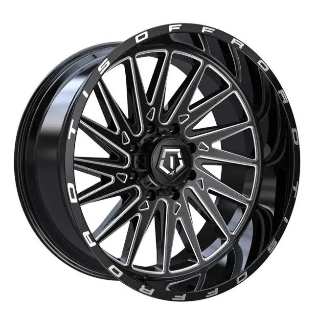 TIS Offroad Wheels TIS オフロード ホイール 547BM | GLOSS BLACK WITH CNC MILLED ACCENTS