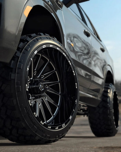 TIS Offroad Wheels TIS オフロード ホイール 547BM | GLOSS BLACK WITH CNC MILLED ACCENTS