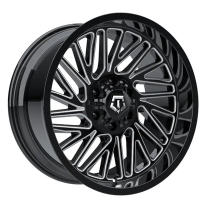 TIS Offroad Wheels TIS オフロード ホイール 553BM | GLOSS BLACK WITH CNC MILLED ACCENTS