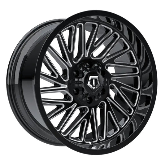 TIS Offroad Wheels TIS オフロード ホイール 553BM | GLOSS BLACK WITH CNC MILLED ACCENTS