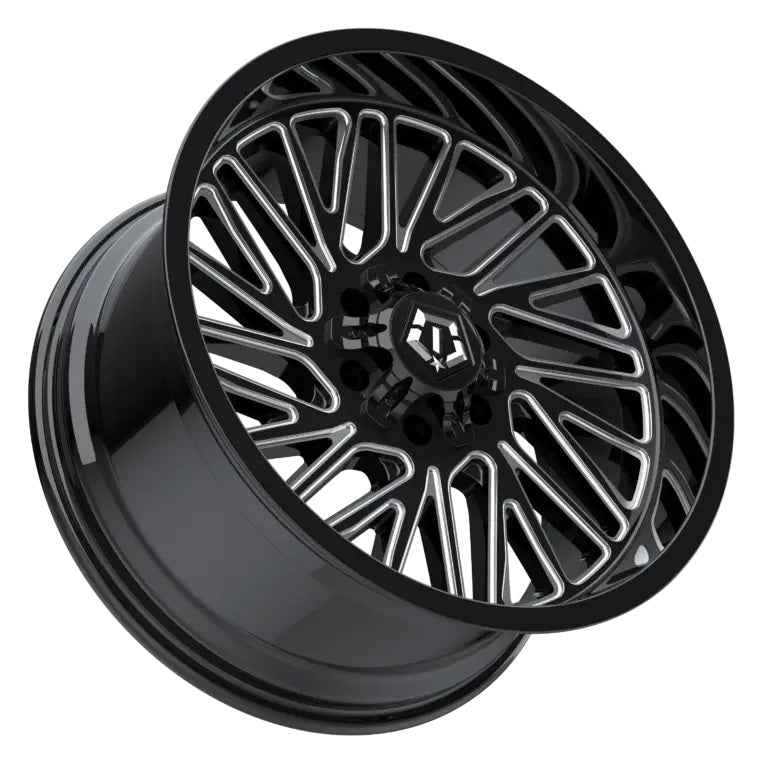 TIS Offroad Wheels TIS オフロード ホイール 553BM | GLOSS BLACK WITH CNC MILLED ACCENTS