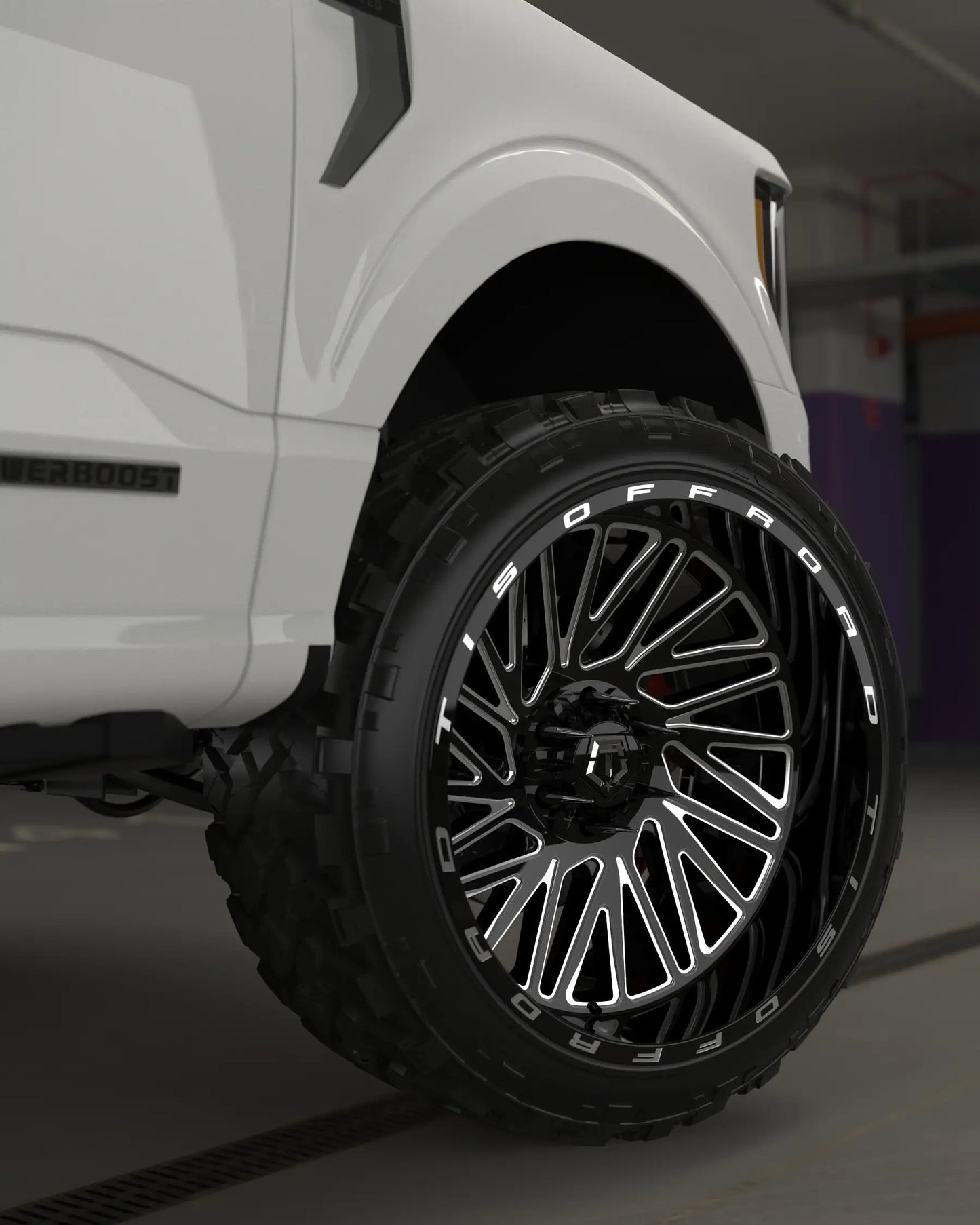 TIS Offroad Wheels TIS オフロード ホイール 553BM | GLOSS BLACK WITH CNC MILLED ACCENTS