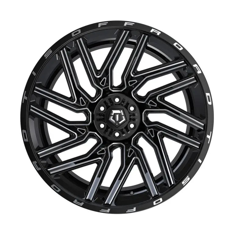 TIS Offroad Wheels TIS オフロード ホイール 554BM | GLOSS BLACK WITH CNC MILLED ACCENTS