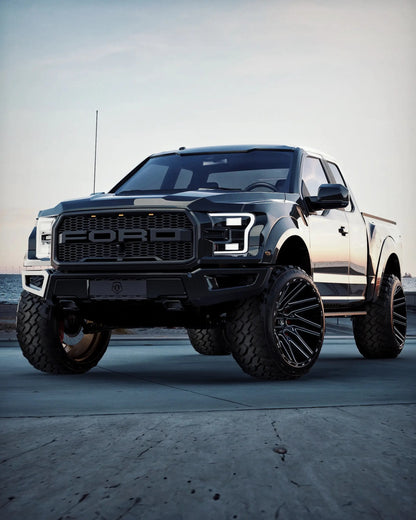 TIS Offroad Wheels TIS オフロード ホイール 554BM | GLOSS BLACK WITH CNC MILLED ACCENTS