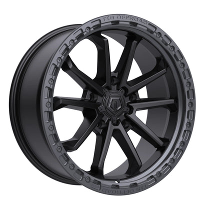 TIS Offroad Wheels TIS オフロード ホイール 556BA | SATIN BLACK WITH ANTHRACITE RING