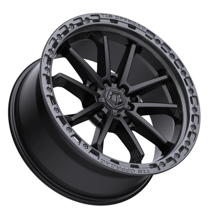 TIS Offroad Wheels TIS オフロード ホイール 556BA | SATIN BLACK WITH ANTHRACITE RING