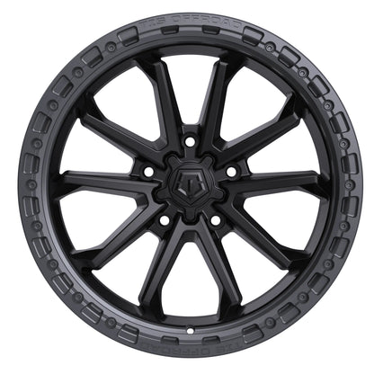 TIS Offroad Wheels TIS オフロード ホイール 556BA | SATIN BLACK WITH ANTHRACITE RING
