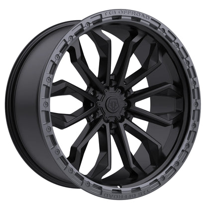TIS Offroad Wheels TIS オフロード ホイール 556BA | SATIN BLACK WITH ANTHRACITE RING