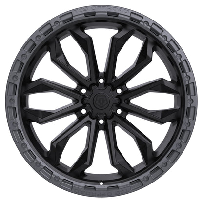 TIS Offroad Wheels TIS オフロード ホイール 556BA | SATIN BLACK WITH ANTHRACITE RING