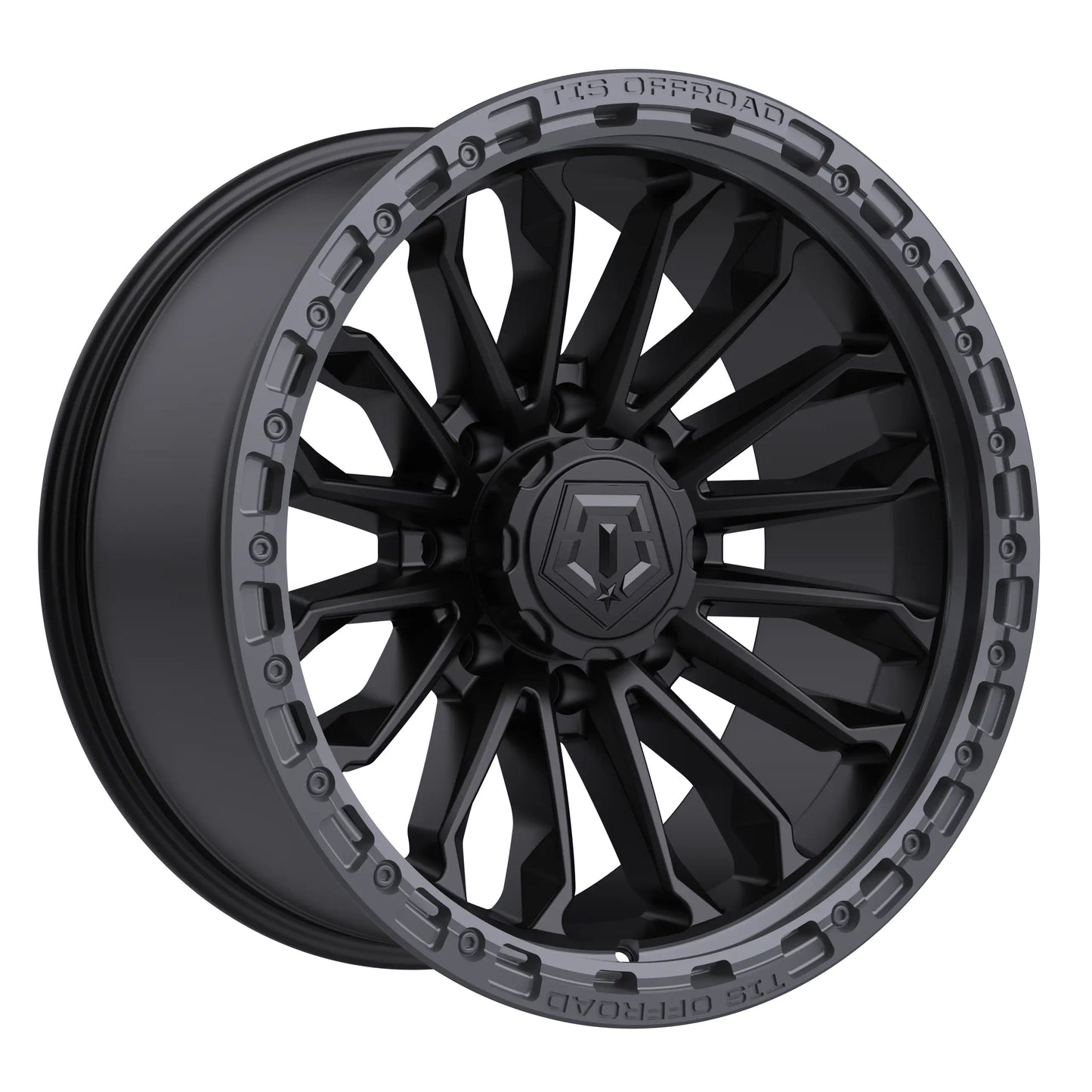 TIS Offroad Wheels TIS オフロード ホイール 556BA | SATIN BLACK WITH ANTHRACITE RING
