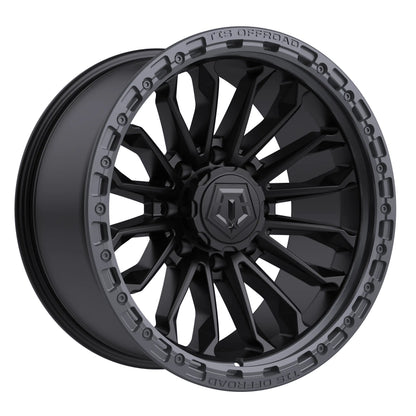 TIS Offroad Wheels TIS オフロード ホイール 556BA | SATIN BLACK WITH ANTHRACITE RING
