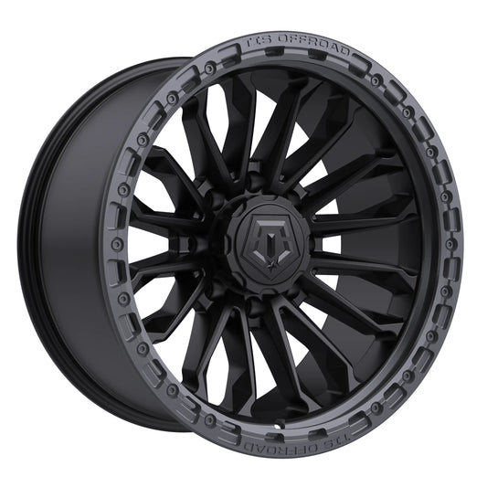 TIS Offroad Wheels TIS オフロード ホイール 556BA | SATIN BLACK WITH ANTHRACITE RING