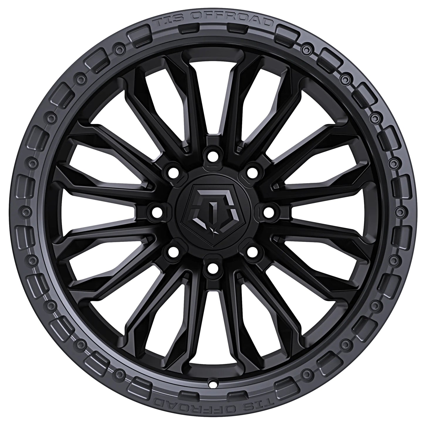 TIS Offroad Wheels TIS オフロード ホイール 556BA | SATIN BLACK WITH ANTHRACITE RING
