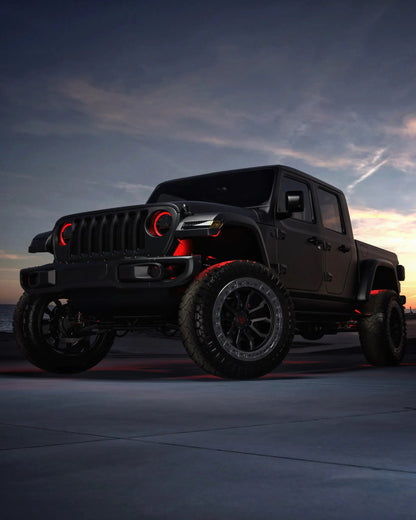 TIS Offroad Wheels TIS オフロード ホイール 556BA | SATIN BLACK WITH ANTHRACITE RING